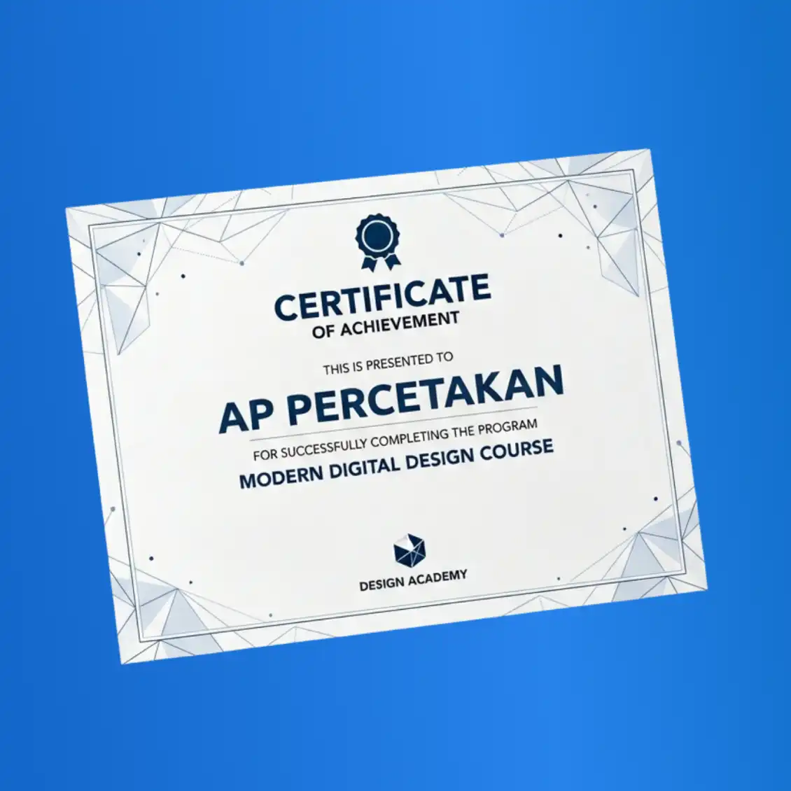 Sertifikat - AP Percetakan
